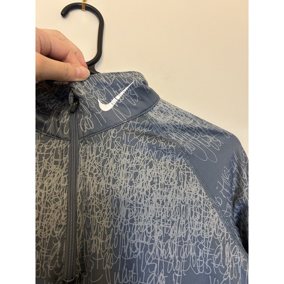 Nike Therma-FIT Just Do It Pullover Gray Running Top Women's Large - Picture 1 of 9